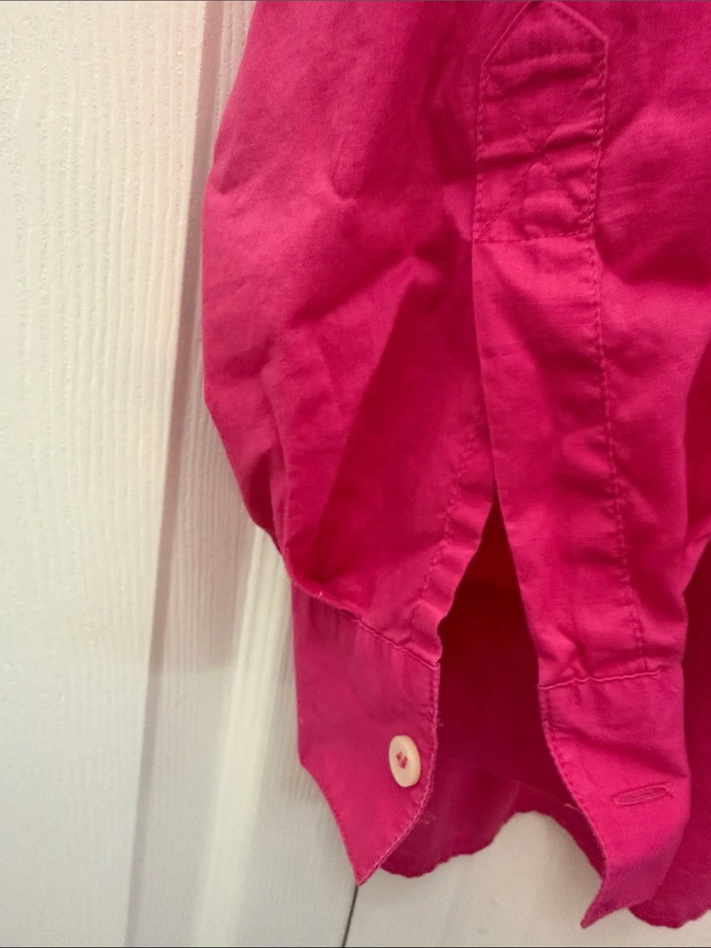 Liz Claiborne Hot Pink Button-Front Shirt